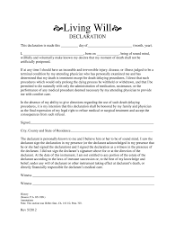 How do i make a living will in texas? Living Will Blank Form Fill Online Printable Fillable Blank Pdffiller