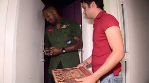 Pizza Delivery Man gets Fucked Hard: German Gay Average Body Porn