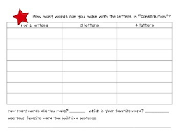 They make reference to a previous contact, for example, phone conversation, meeting, previous mail correspondence; Constitution Day Making Words By Michelle Silvestri Tpt