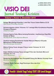 Kata pembukaan ibadah kristen sekolah minggu syallom adik adik, bagaimana kabarnya nie. Kajian Biblika Tentang Yesus Sebagai Pintu Dan Gembala Menurut Yohanes 10 1 18 Visio Dei Jurnal Teologi Kristen
