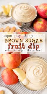 Let the cream cheese get to room temp and then mix with a mixer. Easy Fruit Dip 3 Ingredients Tastes Like Caramel Cooking With Karli