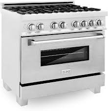 We loved this 5.8 cu ft. Amazon Com Zline 36 4 6 Cu Ft Dual Fuel Range With Gas Stove And Electric Oven In Durasnow With Color Options Ras Sn 36 Durasnow Stainless Steel Appliances