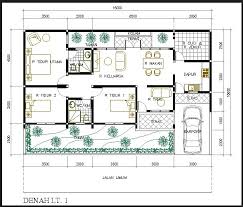 Saya mau renovasi rumah kontrakan 3pintu menyamping. 25 Ide Denah Rumah 1 Lantai Untuk Kamu Pilih Joglo Joglo