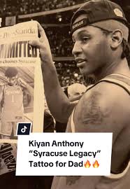 Kiyan Anthony's 'Syracuse Legacy' Tattoo for Dad
