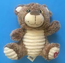 Kellytoy Teddy Bear Heart On Foot Small Stuffed Animal Plush Ribbed Cord Belly Ebay Pets For Sale Small Stuffed Animals Teddy Bear Stuffed Animal