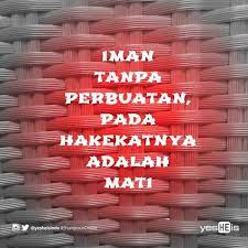 Jangan hanya menekankan iman saja, tanpa perbuatan, atau sebaliknya perbuatan saja tanpa iman, karena keduanya tidak sesuai dengan kitab suci. Yesheis Indonesia On Twitter Iman Tanpa Perbuatan Pada Hakikatnya Adalah Mati Http T Co Q6q1n6povy