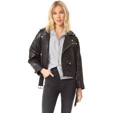 Iro Vandry Jacket 1 995 Aud Liked On Polyvore Featuring Outerwear Jackets Black Zip Jacket Studded Jacket Z Real Leather Jacket Clothes Design Jackets