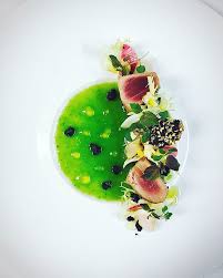 Addition Pan Seared Tuna Avocado Puree Cucumber Puree Meyer Lemon Relish Seared Tuna Fine Dining Starters Fine Dining Appetizers