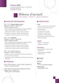 Modele Cv Original Hotesse D Accueil A Telecharger Au Format Word Hotesse D Accueil Cv Gratuit Modele De Cv Creatif