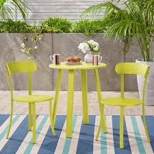 Easton Outdoor 3 Piece Iron Bistro Set Matte Purple Walmart Com In 2020 Outdoor Bistro Set Outdoor Patio Decor Bistro Set