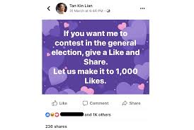 This page covers financial planning, insurance, investments and social issues in singapore. Tan Kin Lian Receives 1 000 Likes On Facebook Post May Contest In The Next General Election Unscrambled Sg