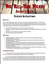 Insanity Plea The Tell Tale Heart By Edgar Allan Poe The Tell Tale Heart Teaching Literature Persuasive Writing