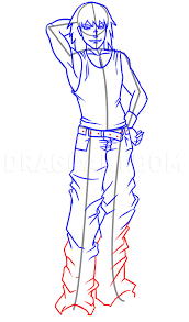 20 inspiration anime pants drawing reference invisible blogger learn draw traditional & digital. How To Draw Anime Boys Step By Step Drawing Guide By Dawn Dragoart Com