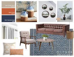 A Navy And Terracotta Living Room Design You Ll Love Living Room Color Schemes Living Room Color Color Palette Living Room