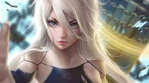White Haired Female Anime Character Wallpaper A2 Nier Automata Nier Automata Nier 1080p Wal Anime Characters Wallpaper Nier Automata Character Wallpaper