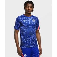 The chelsea fc stadium home jersey features team details on highly breathable fabric to help keep you cool and dry on the field or in the stands cheering for your team. Nike Chelsea Fc Training Jersey 2020 21 Evangelista Sports