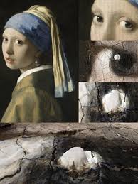 Mary's colour pattern resembles Girl with a Pearl Earring by Vermeer
