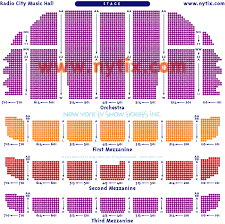 Radio City New York Radio City Music Hall Seating Charts