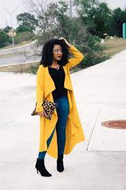 The Yellow Duster Movie Night Ootd Venti Fashion Orange Dress Outfits Movie Night Outfits Winter Outfits Women