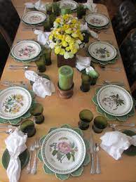 The Welcomed Guest Portmeirion Botanic Garden Tablescape Portmeirion Portmeirion Pottery Tablescapes