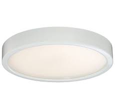 George Kovacs Disc Flush Mount Led Ceiling Light In White