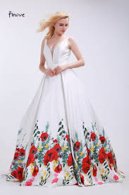 Maybe you would like to learn more about one of these? Finove White Prom Dresses Girls 2020 Sexy V Neck Fashionable Red Flowers Pattern Reflective Dress Long Floor Length Party Gowns White Prom Dress Prom Dressesprom Dress Fashion Aliexpress