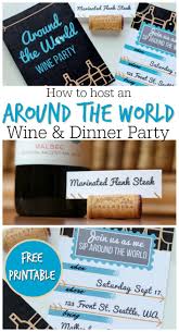 Sometimes just one and a do, do, do strive for a menu that you can make ahead. Around The World Wine Dinner Party Ideas Dinner Party Themes Wine Parties Wine Dinner