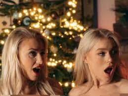 Boxer Ebanie Bridges strips with Elle Brooke under Christmas tree for  OnlyFans collab - Irish Mirror Online