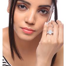 Blue Topaz Ring, Natural Sky Blue Topaz Cluster Ring, .925 Sterling Silver  Ring, December Birthstone Ring, Gift for Sister