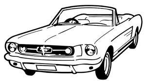 Voiture Mustang Coloring Page Mustang Car Coloring Pages Cars Coloring Pages Race Car Coloring Pages Car Colors