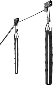 Garage bicycle storage pulley system miscellanous. Amazon Com Kayak Hoist Overhead Pulley System With 125 Lb Capacity For Kayak Canoe Bike Or Ladder Storage By Rad Sportz Sports Outdoors