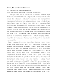 Hak asasi manusia adalah sebuah pemikiran konsep dasar kehidupan ataupun hukum yang menyatakan bahwa manusia memiliki sesuatu hak dalam kehdiupanya. Hukum Dan Hak Asasi Manusia Dalam Islam Elfryda Prahandini Academia Edu