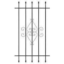 Are window guards hard to install? Unique Home Designs 42 In X 42 In Su Casa Black 7 Bar Window Guard 5wg200black4242 The Home Depot