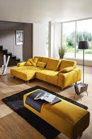 Günstige sofas couches kaufen jetzt im roller online avenue loveseat fabric seven 23 yellow velvet living and co hochwertiges retro sofa in senf gelb mit samt 215x74x93 sun sofa rodeo 3 sitzer ocker gelb samt 85x277x86cm lefliving de livinginteriors trends imm cologne lieblingsstil. Mit Gelb Assozieren Wir Frische Zitronen Kraftige Sonnenstrahlen Und Jede Menge Gute Laune Living Room Furniture Uk Living Room Sofa Design Yellow Living Room