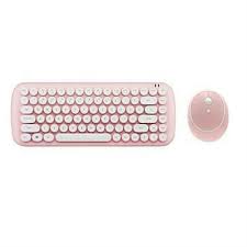 Nifty Retro Wireless Keyboard And Mouse Pink White Nrkmpk Afflink Contains Affiliate Links When You Click On Links To Various Keyboard Pink Games Wireless