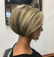 Dark Blonde Rounded Jaw Length Bob Hair Styles Short Hair Trends Short Hairstyles For Thick Hair