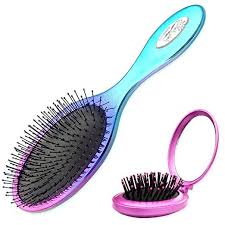 I feel like it gets the job done and fast! Oleh Oleh Wet And Dry Brush Pro Detangle Hair Brush Folding Mirror Mini Pop Up Hairbrush Rose Blue Review Hair Detangler Detangling Hair Brush Hair Brush