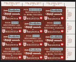 In primo luogo, la questione della svizzera. 1942 Altstoffverwaltung 12 X 10 C Deutsch Franzosisch Italienisch