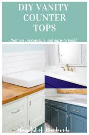 From rich copper and bronze tones, to artistic details like. Cheap Diy Vanity Tops For Your Bathroom