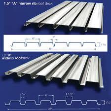 Steel Roof Decking Narrow And Wide Rib Roof Deck Deck Under Deck Roofing