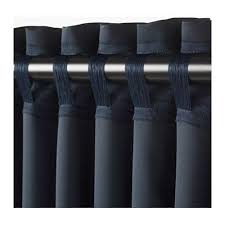 Majgull Blackout Curtains 1 Pair Dark Blue 57x98 Ikea Blackout Curtains Block Out Curtains Curtains