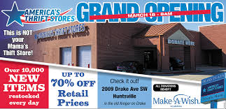 Hope in action thrift store. America S Thrift Stores Hosts Grand Opening In Huntsville March 18 21 The Madison Record The Madison Record