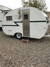 1950 Crown 14 Canned Ham Camper Trailer For Sale Lake Havasu City Az Vintage Camper Camper Trailer For Sale Canned Ham Camper