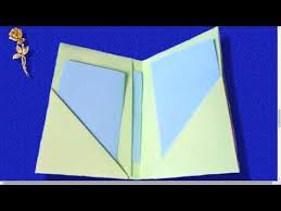 Origami Facile Portefeuille Porte Cartes De Visite Youtube Porte Carte Carte De Visite Cartes