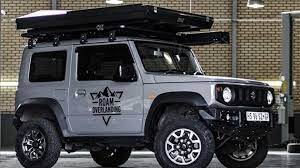 suzuki jimny with rooftop tent motor1 com photos suzuki jimny suzuki roof top tent