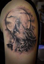 Moon Tattoos Designs And Ideas Wolf And Moon Tattoo Howling Wolf Tattoo Lone Wolf Tattoo