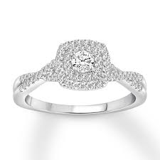 Maybe you would like to learn more about one of these? Diamond Engagement Ring 3 8 Ct Tw Round Cut 10k White Gold Kay