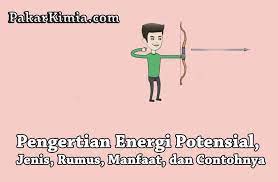 Pengertian Energi Potensial Jenis Rumus Manfaat Dan Contohnya Ilmu Kimia