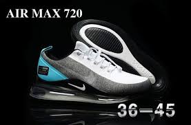 Nike Air Max 720 In Black White Blue Athletic Running Shoes Mens In 2020 Nike Shoes Air Max Nike Air Max Nike Air