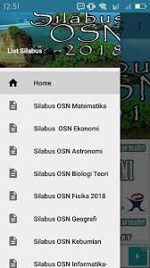Di kesempatan kali ini admin akan memberikan latihan soal ksn/osn biologi sma dan kunci jawaban 2021. Silabus Osn 2018 For Android Apk Download